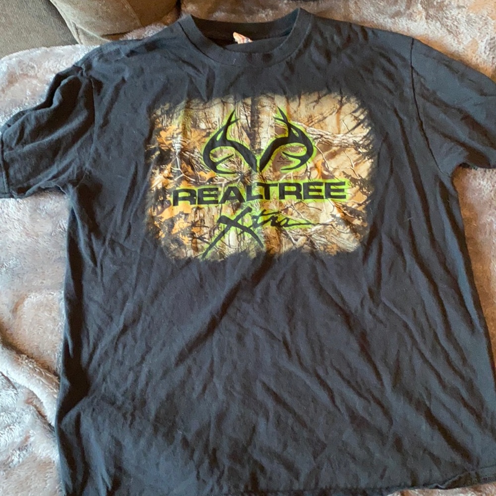 Realtress Xtra black men’s L T-shirt